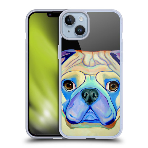 Jody Wright Dog And Cat Collection Pug Soft Gel Case for Apple iPhone 14 Plus