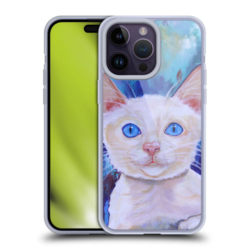 Jody Wright Dog And Cat Collection Pretty Blue Eyes Soft Gel Case for Apple iPhone 14 Pro Max