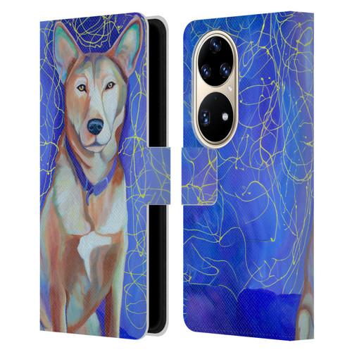 Jody Wright Dog And Cat Collection High Energy Leather Book Wallet Case Cover For Huawei P50 Pro