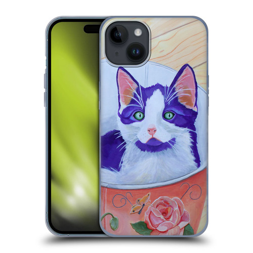Jody Wright Dog And Cat Collection Bucket Of Love Soft Gel Case for Apple iPhone 15 Plus