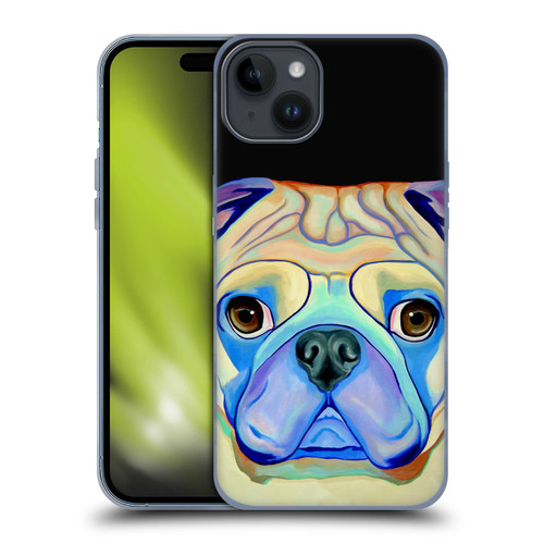 Jody Wright Dog And Cat Collection Pug Soft Gel Case for Apple iPhone 15 Plus