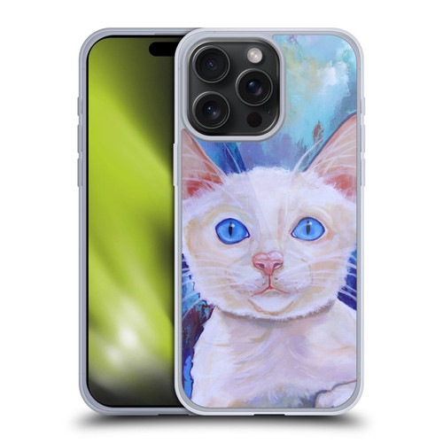 Jody Wright Dog And Cat Collection Pretty Blue Eyes Soft Gel Case for Apple iPhone 15 Pro Max