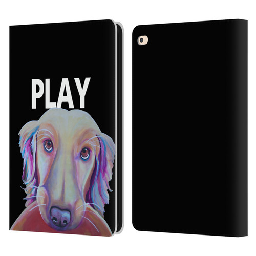 Jody Wright Dog And Cat Collection Playful Leather Book Wallet Case Cover For Apple iPad Air 2 (2014)