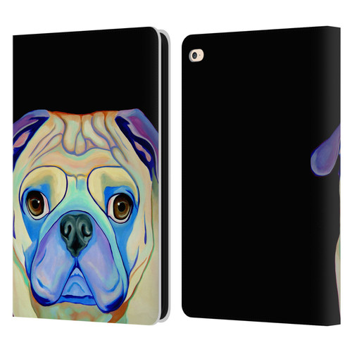 Jody Wright Dog And Cat Collection Pug Leather Book Wallet Case Cover For Apple iPad Air 2 (2014)