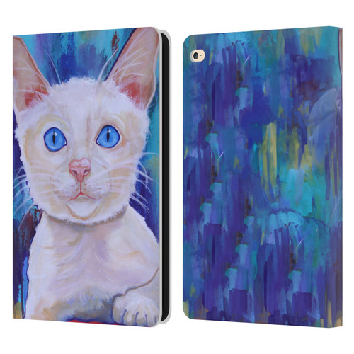 Jody Wright Dog And Cat Collection Pretty Blue Eyes Leather Book Wallet Case Cover For Apple iPad Air 2 (2014)