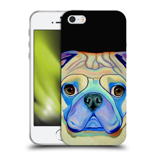 Jody Wright Dog And Cat Collection Pug Soft Gel Case for Apple iPhone 5 / 5s / iPhone SE 2016