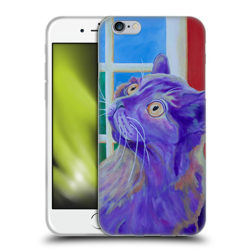 Jody Wright Dog And Cat Collection Just Outside The Window Soft Gel Case for Apple iPhone 6 / iPhone 6s