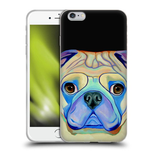 Jody Wright Dog And Cat Collection Pug Soft Gel Case for Apple iPhone 6 Plus / iPhone 6s Plus