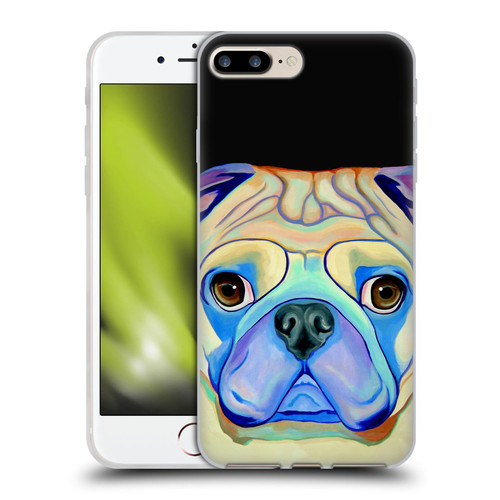 Jody Wright Dog And Cat Collection Pug Soft Gel Case for Apple iPhone 7 Plus / iPhone 8 Plus