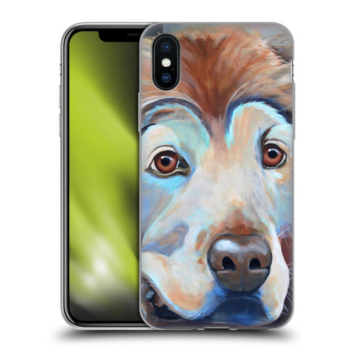 Jody Wright Dog And Cat Collection A Little Rest & Relaxation Soft Gel Case for Apple iPhone X / iPhone XS