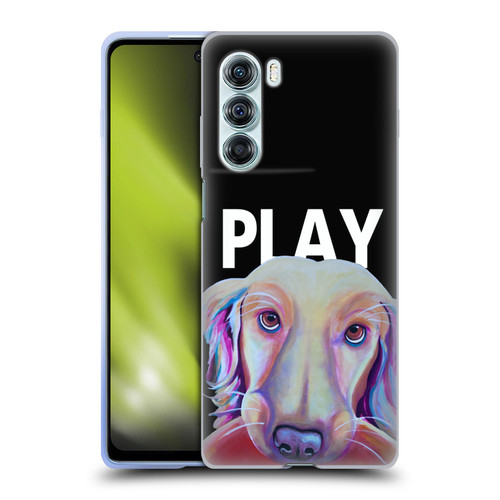 Jody Wright Dog And Cat Collection Playful Soft Gel Case for Motorola Edge S30 / Moto G200 5G