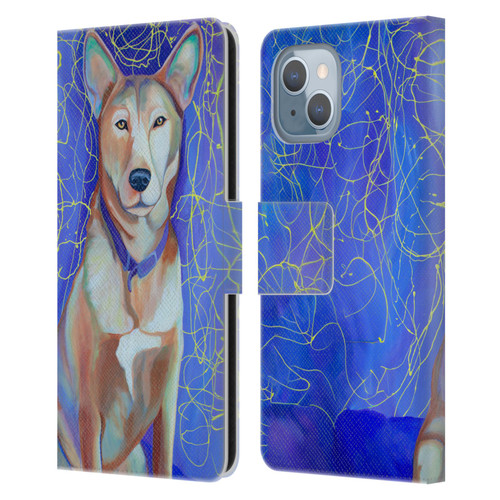Jody Wright Dog And Cat Collection High Energy Leather Book Wallet Case Cover For Apple iPhone 14