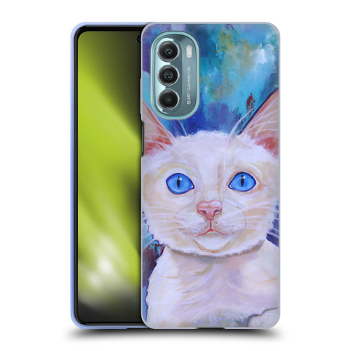 Jody Wright Dog And Cat Collection Pretty Blue Eyes Soft Gel Case for Motorola Moto G Stylus 5G (2022)