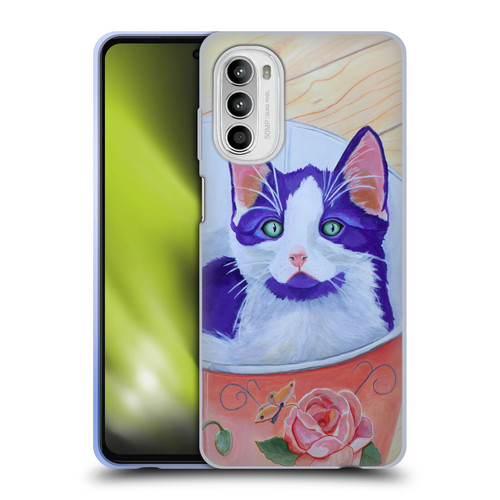 Jody Wright Dog And Cat Collection Bucket Of Love Soft Gel Case for Motorola Moto G52