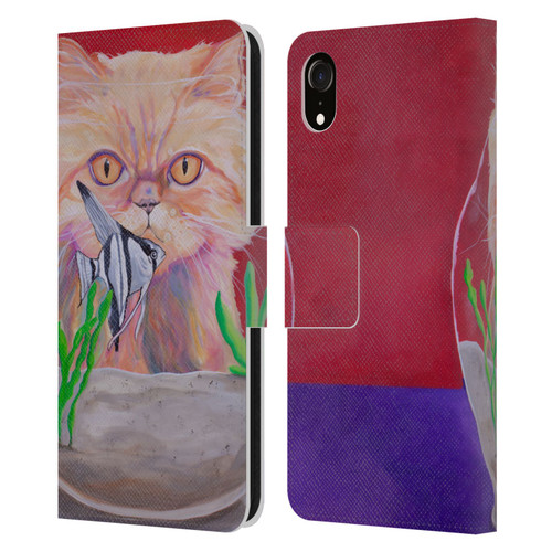 Jody Wright Dog And Cat Collection Infinite Possibilities Leather Book Wallet Case Cover For Apple iPhone XR