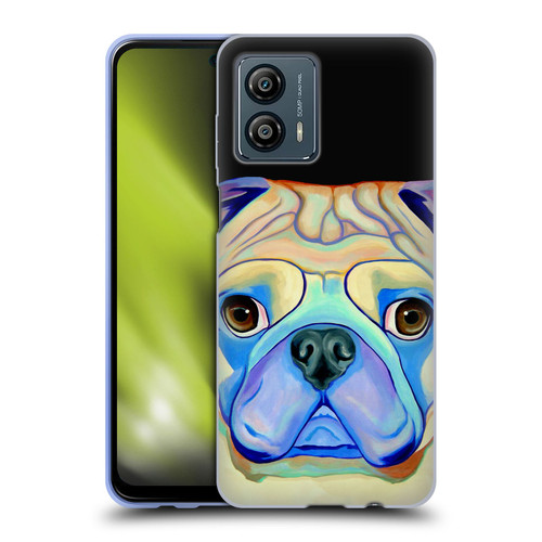 Jody Wright Dog And Cat Collection Pug Soft Gel Case for Motorola Moto G53 5G