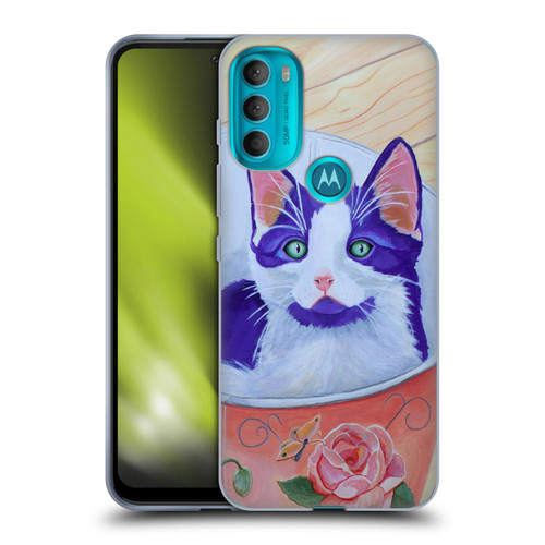 Jody Wright Dog And Cat Collection Bucket Of Love Soft Gel Case for Motorola Moto G71 5G
