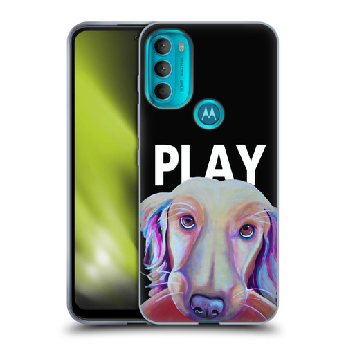 Jody Wright Dog And Cat Collection Playful Soft Gel Case for Motorola Moto G71 5G