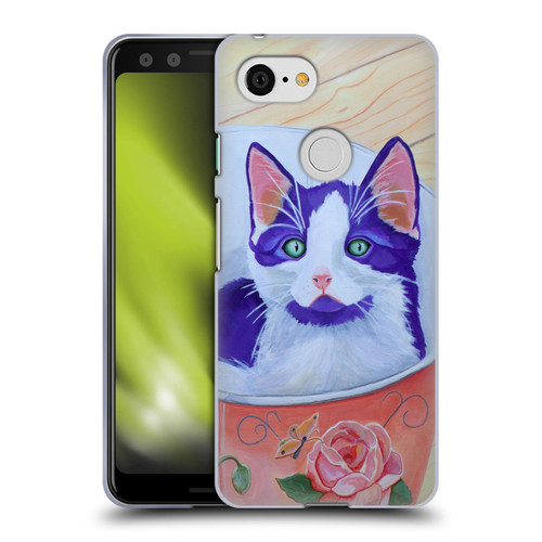 Jody Wright Dog And Cat Collection Bucket Of Love Soft Gel Case for Google Pixel 3