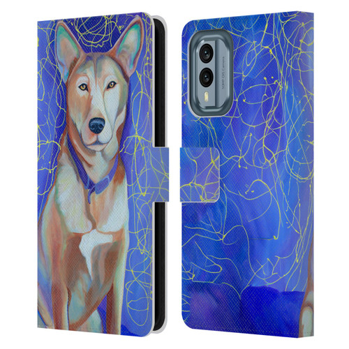 Jody Wright Dog And Cat Collection High Energy Leather Book Wallet Case Cover For Nokia X30