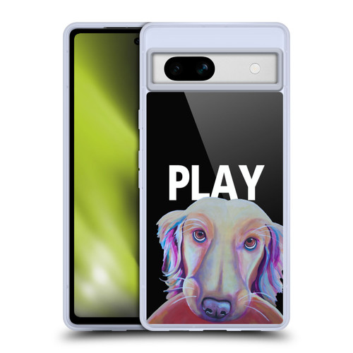 Jody Wright Dog And Cat Collection Playful Soft Gel Case for Google Pixel 7a