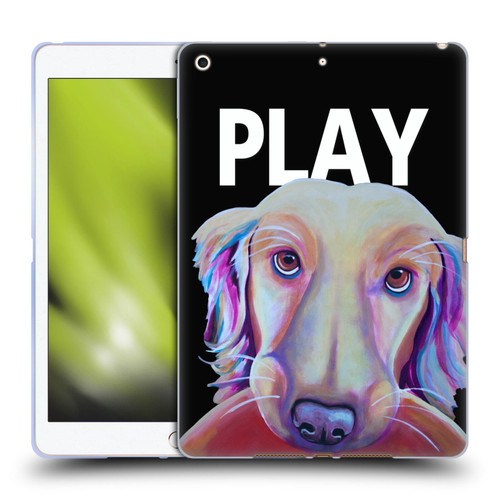 Jody Wright Dog And Cat Collection Playful Soft Gel Case for Apple iPad 10.2 2019/2020/2021