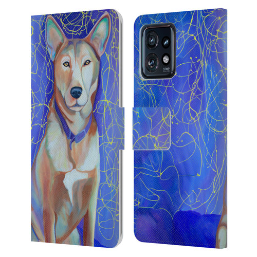 Jody Wright Dog And Cat Collection High Energy Leather Book Wallet Case Cover For Motorola Moto Edge 40 Pro