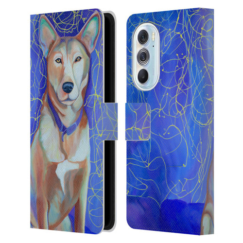 Jody Wright Dog And Cat Collection High Energy Leather Book Wallet Case Cover For Motorola Edge X30