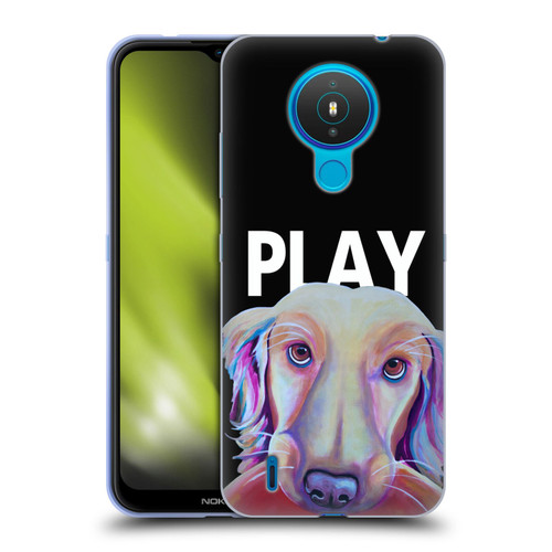 Jody Wright Dog And Cat Collection Playful Soft Gel Case for Nokia 1.4