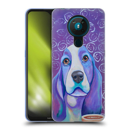 Jody Wright Dog And Cat Collection Caffeine Is Mandatory Soft Gel Case for Nokia 5.3
