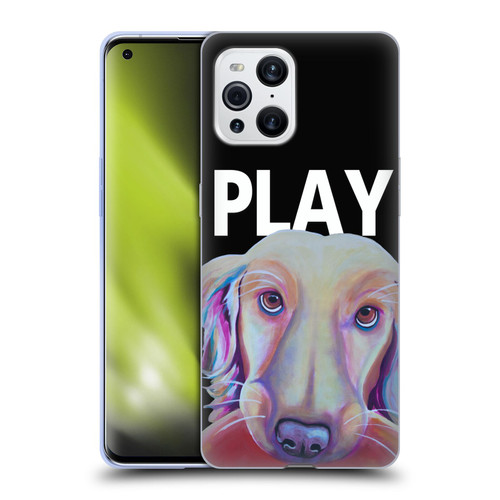 Jody Wright Dog And Cat Collection Playful Soft Gel Case for OPPO Find X3 / Pro