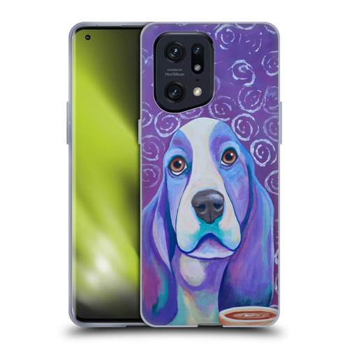 Jody Wright Dog And Cat Collection Caffeine Is Mandatory Soft Gel Case for OPPO Find X5 Pro