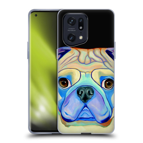 Jody Wright Dog And Cat Collection Pug Soft Gel Case for OPPO Find X5 Pro