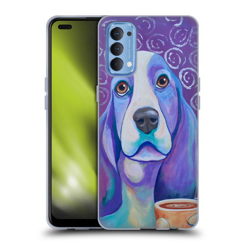 Jody Wright Dog And Cat Collection Caffeine Is Mandatory Soft Gel Case for OPPO Reno 4 5G