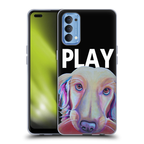 Jody Wright Dog And Cat Collection Playful Soft Gel Case for OPPO Reno 4 5G