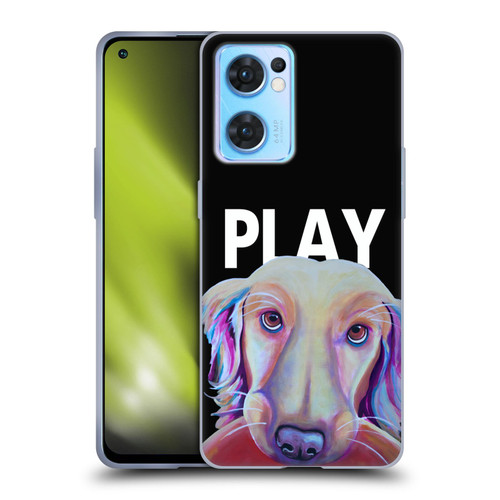 Jody Wright Dog And Cat Collection Playful Soft Gel Case for OPPO Reno7 5G / Find X5 Lite