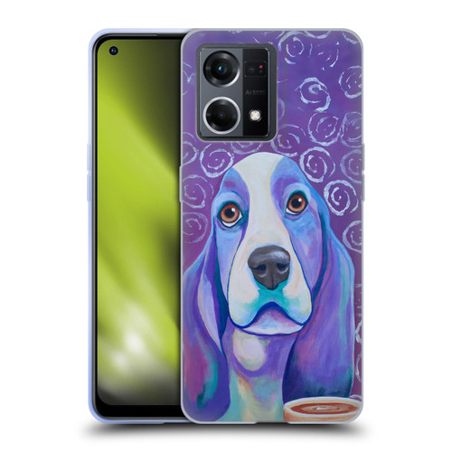 Jody Wright Dog And Cat Collection Caffeine Is Mandatory Soft Gel Case for OPPO Reno8 4G