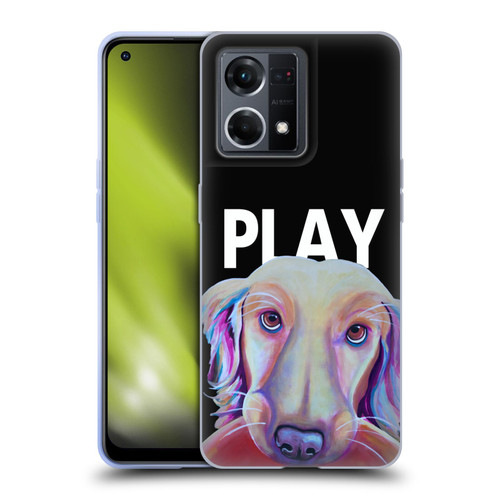 Jody Wright Dog And Cat Collection Playful Soft Gel Case for OPPO Reno8 4G
