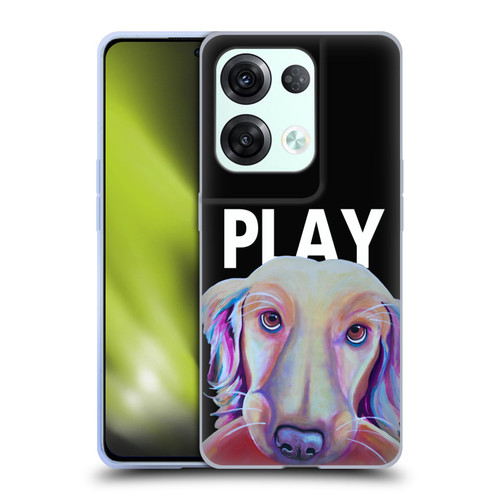 Jody Wright Dog And Cat Collection Playful Soft Gel Case for OPPO Reno8 Pro
