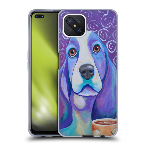 Jody Wright Dog And Cat Collection Caffeine Is Mandatory Soft Gel Case for OPPO Reno4 Z 5G