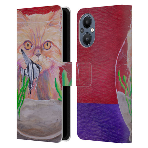 Jody Wright Dog And Cat Collection Infinite Possibilities Leather Book Wallet Case Cover For OnePlus Nord N20 5G