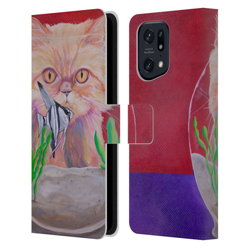 Jody Wright Dog And Cat Collection Infinite Possibilities Leather Book Wallet Case Cover For OPPO Find X5 Pro