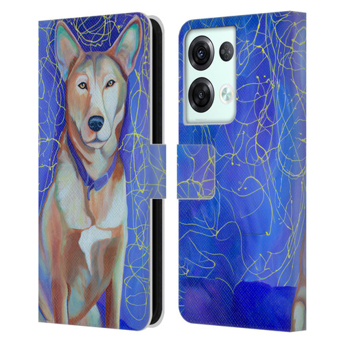 Jody Wright Dog And Cat Collection High Energy Leather Book Wallet Case Cover For OPPO Reno8 Pro