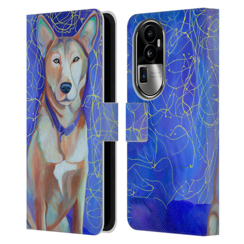 Jody Wright Dog And Cat Collection High Energy Leather Book Wallet Case Cover For OPPO Reno10 Pro+