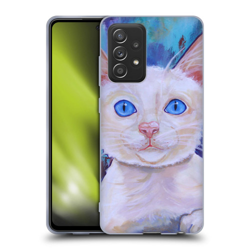 Jody Wright Dog And Cat Collection Pretty Blue Eyes Soft Gel Case for Samsung Galaxy A52 / A52s / 5G (2021)