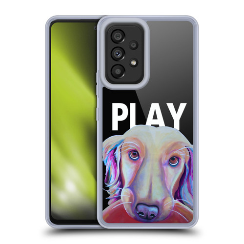 Jody Wright Dog And Cat Collection Playful Soft Gel Case for Samsung Galaxy A53 5G (2022)