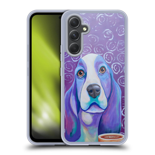 Jody Wright Dog And Cat Collection Caffeine Is Mandatory Soft Gel Case for Samsung Galaxy A54 5G