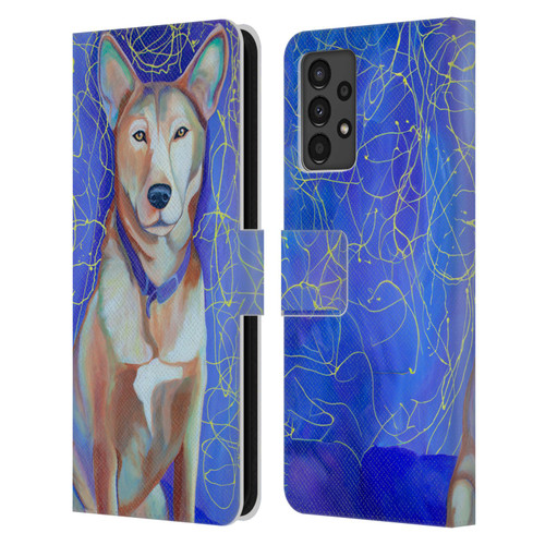 Jody Wright Dog And Cat Collection High Energy Leather Book Wallet Case Cover For Samsung Galaxy A13 (2022)
