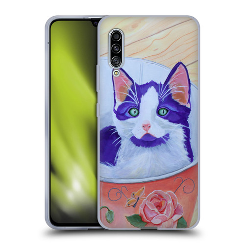 Jody Wright Dog And Cat Collection Bucket Of Love Soft Gel Case for Samsung Galaxy A90 5G (2019)