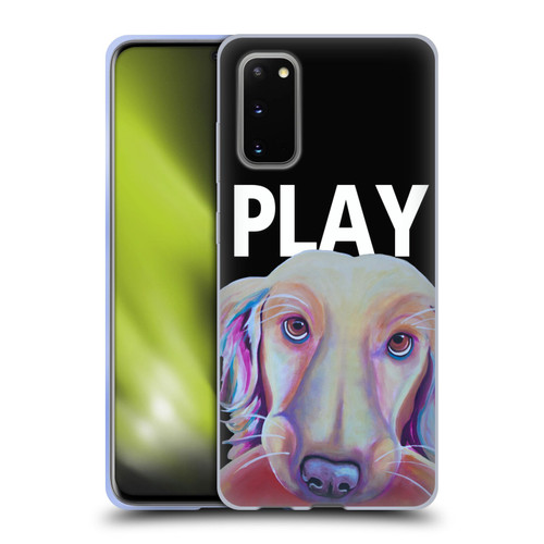 Jody Wright Dog And Cat Collection Playful Soft Gel Case for Samsung Galaxy S20 / S20 5G